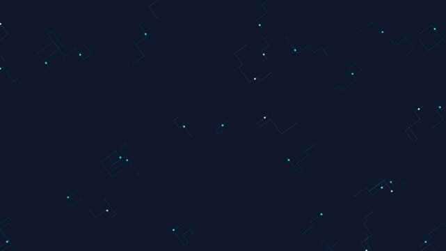 Dark Blue Night Sky Background with stars and Constellation Lines