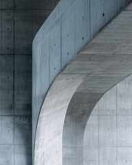 Young man performing a daring skateboard trick on a high concrete wall in an urban environment.