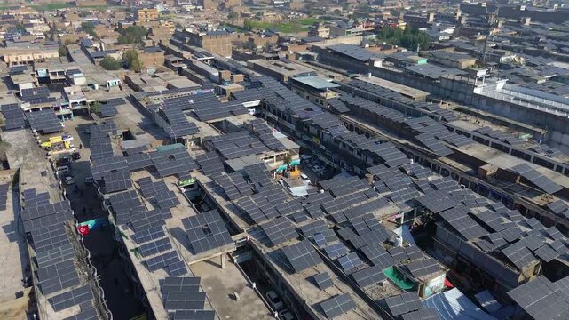 Views of Peshawar and one of its truck workshop