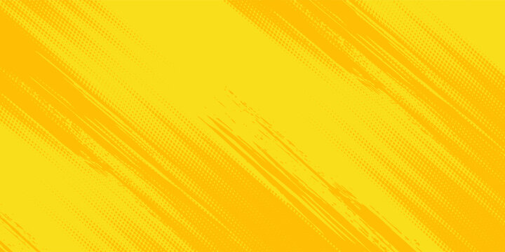 Abstract Retro comic yellow background raster gradient halftone stock vector  design digital dot