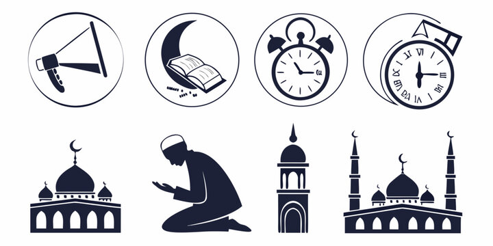 Religious symbols and their significance in various cultures and traditions Vector