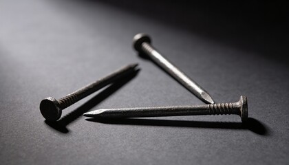 Three Symbolic Iron Nails for Good Friday Crucifixion Reflection