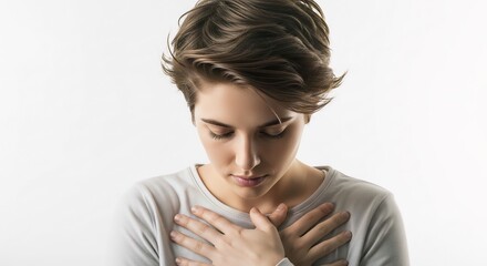 Young Woman Finds Inner Peace