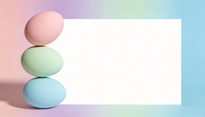 Soft Pastel Gradient Background for Easter Holiday Design