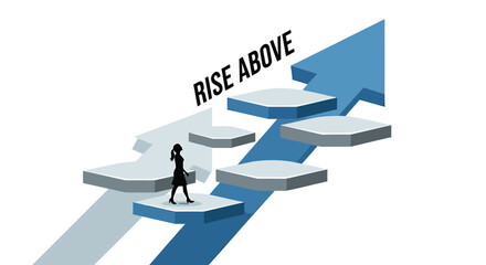 Obraz premium Business growth and success vector