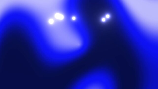 Abstract animation of blue background with sparkling lights