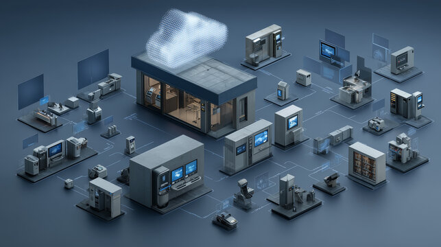 Visualization of secure online payment infrastructure.