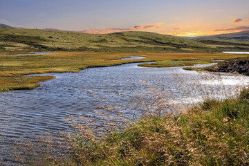 River Orkla sourse in Oppdal county , Norway