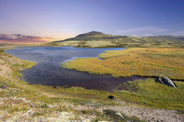 River Orkla sourse in Oppdal county , Norway