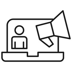 Brand Ambassador Promotion Icon Set