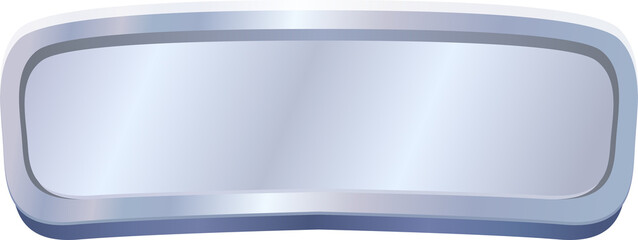 Modern Metallic Blue Gradient Button Frame Element