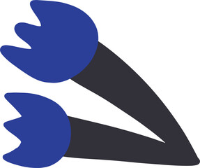 Abstract Modern Blue Grey Graphic Design Element