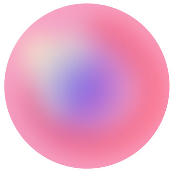 pink glossy sphere