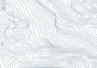 Curvas de nivel sobre fondo blanco. Mapa topogr&aacute;fico, cartograf&iacute;a.