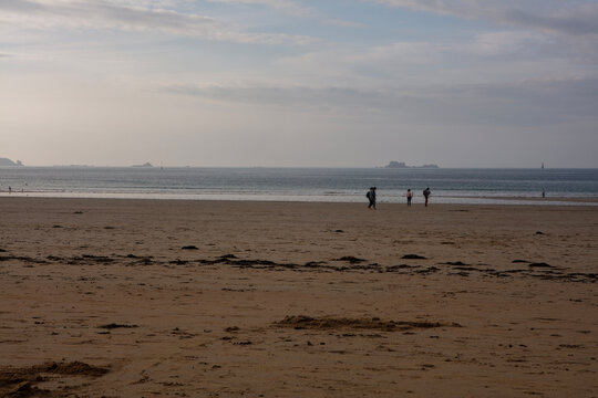 Chau du sillon - Plages de l'&eacute;ventail et du sillon - Saint Malo - Ile-et-Vilaine - Brittany - France