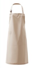 Beige apron for cooking or domestic work