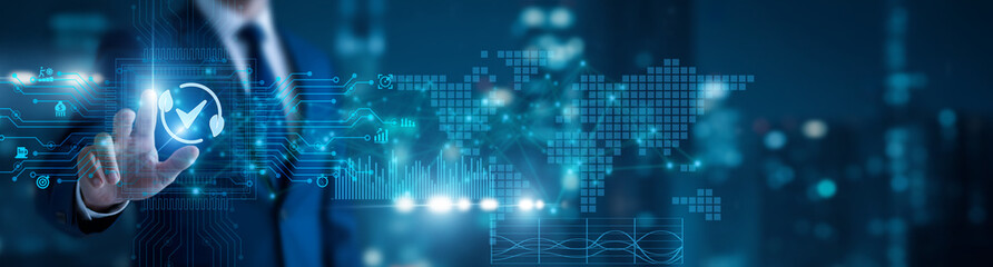Business professional holding task board. Productivity tools help manage time, tasks, and workflows to improve efficiency.