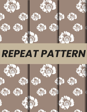 Romantic Flower Seamless Pattern