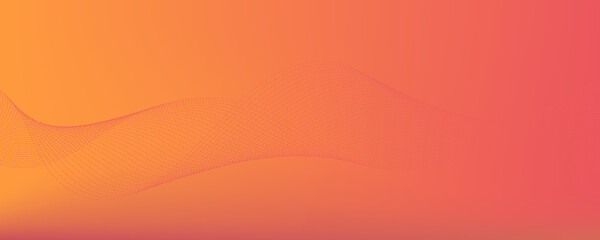 Vibrant Orange Red Gradient with Subtle Wavy Lines