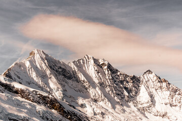 Obraz premium Saas Fee in the Swiss Alps. February 2026.