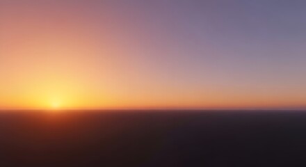 Obraz premium Peaceful horizon as a metaphor for equality