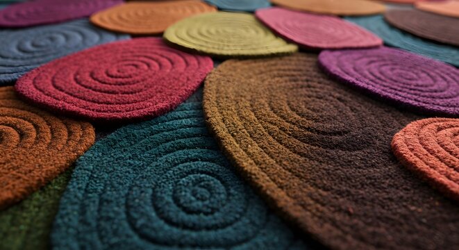 Abstract textures symbolizing uniqueness and diversity