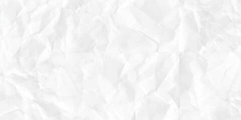 Obraz premium white crumpled paper. Grunge wrinkled white color paper textured background. Clean white paper