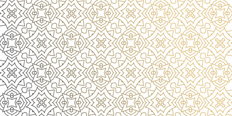 Luxury Ceramic tile and porcelain seamless pattern design. Black And Gold