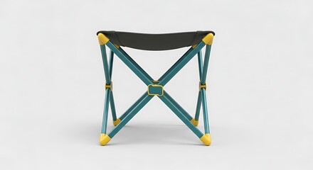 Compact Folding Stool for Outdoor Adventures and Camping.