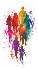 Team Spirit Diversity Illustration