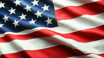 Patriotic USA Flag Banner Design