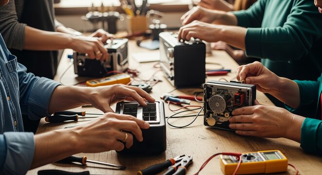 Hands on Repairs Sustainable Living Through Crafting Repair Workshops and Fixing Household Items