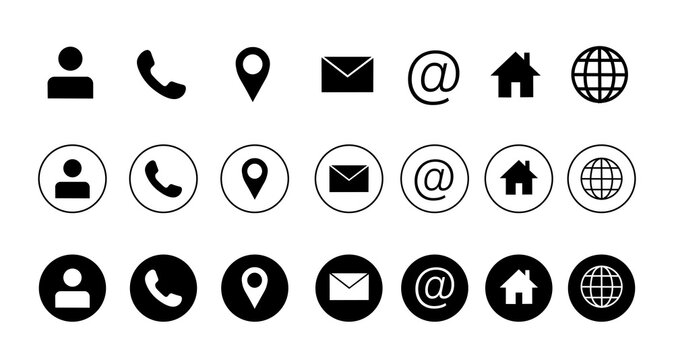 Web icon set. Website set icon. for computer and mobile