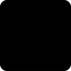 Obraz premium Rounded corner frame icon template, modern interface border shape vector design isolated