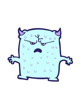 jiggle and pause animation of cartoon little alien