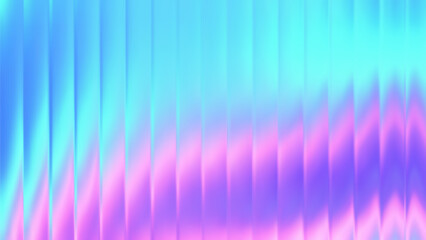 Ribbed glass pink blue gradient background with vertical stripes