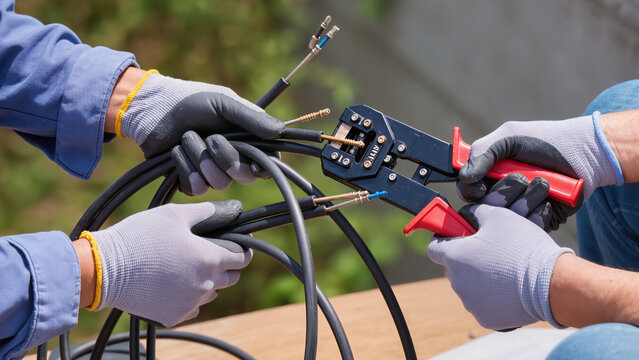 electrician at work 