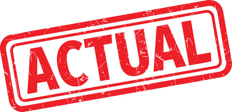 ACTUAL red rubber stamp text