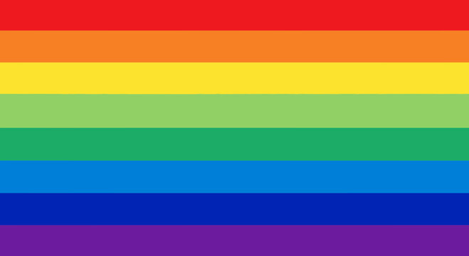 rainbow flag, pride symbol, lgbtq+ community, colorful stripes