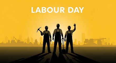 Celebrating labor day honoring workers and labor unions on international workers' day