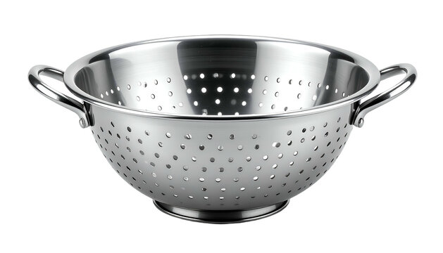 Stainless Steel Colander with Handles.