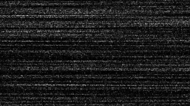 Display Television with noise grain background. No channel signal. Digital glitch.