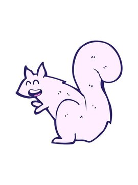 power up animation of squirrel cartoon