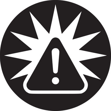 Urgent attention needed for critical warning symbol alerting to potential hazard or danger ahead