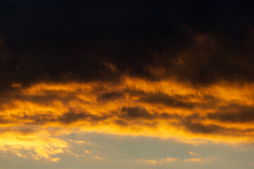 Fototapeta premium fire in the sky