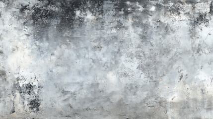 Obraz premium Grungy concrete wall with dark stains and cracks texture