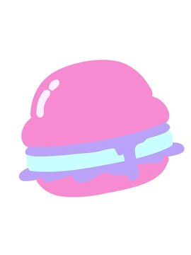 shaking motion animation of a tasty burger