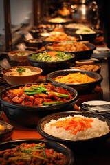 Obraz premium Chinese style buffet 