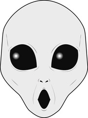 驚くエイリアン