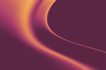 Atmospheric abstract gradient background with smooth blur and fluid wavy forms in pink, magenta, rose and warm orange shades